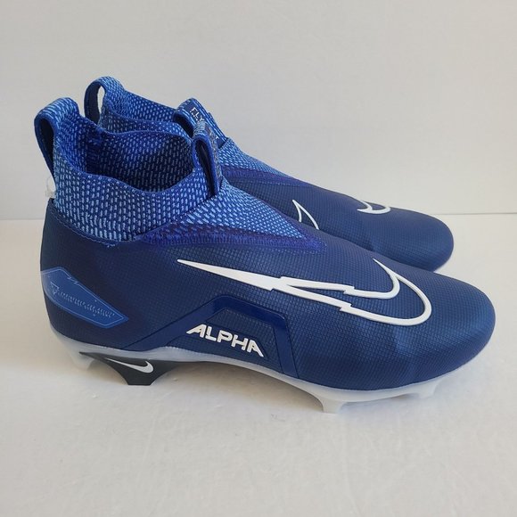 NEW Nike Alpha Menace Elite 3 Football Cleats CT6648-414 Size 10.5 Game Royal